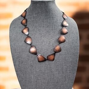 Antique Solid Copper Necklace